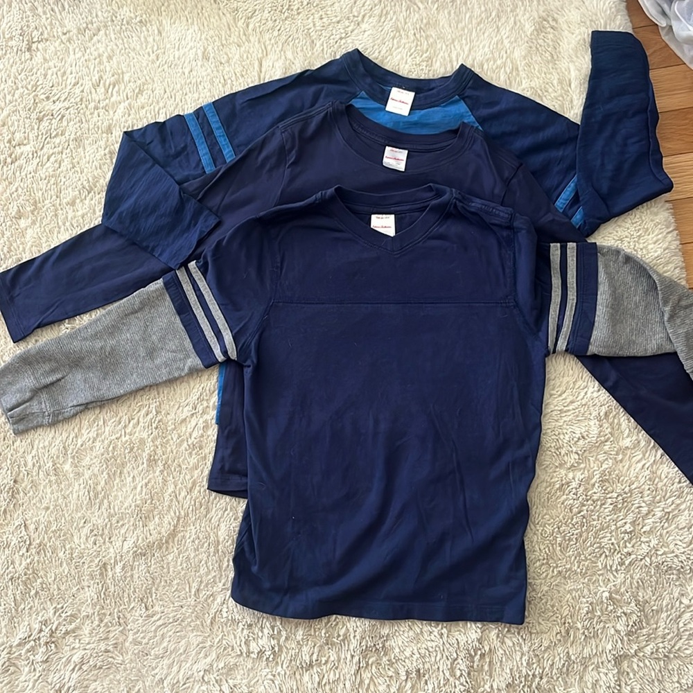 Hanna Anderrson boys size 8 (euro size 130) navy blue long sleeve